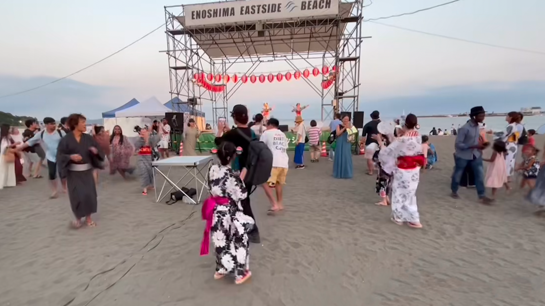 湘南江の島の賑わい創出を目指して 江の島東浜踊りフェス「えのぼん